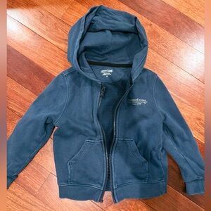Vineyard Vines Boys Navy Blue Full Zip Hoodie Sweatshirt Sz 3T
